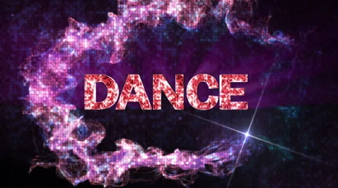 Dance Text Stock Footage 40613960