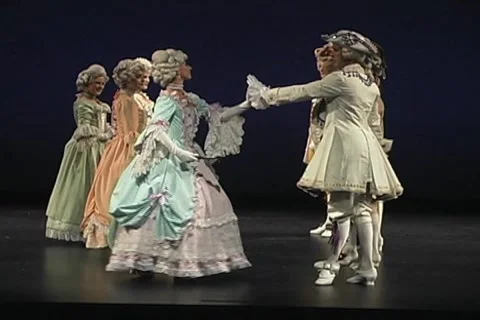 Dance Through Time4-Contradance Stockbeeldmateriaal 1028737