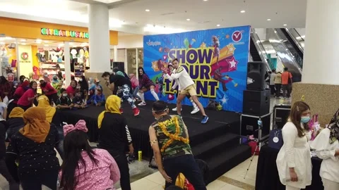 Dance Together in the New Normal Era. wearing protective face mask. Stock Footage 147574822