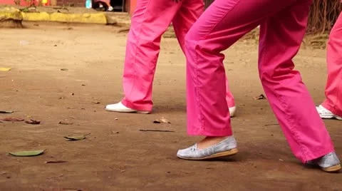 Dance training Stock Footage