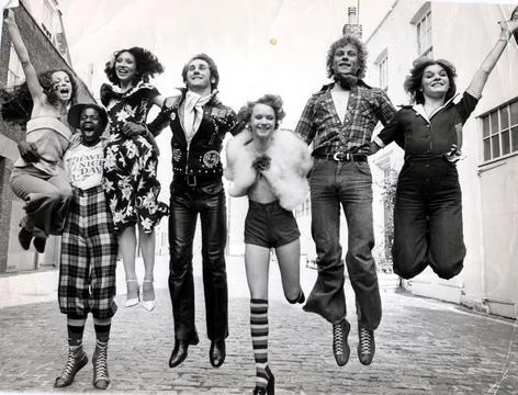 Dance Troupe Ruby Flipper Who Took Over From Pan''s People On Top Of The Pops. ( Stock Photos