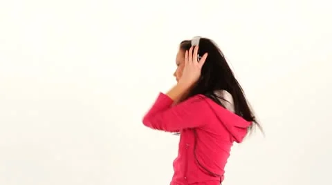 Dance on a white background Stock Footage 8926514