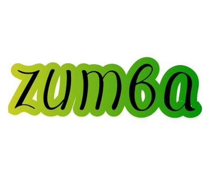 Dance zumba Stockillustratie