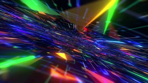 Dancefloor Tunnel VJ Loop Stock Footage 80991806