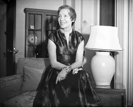 Dancer Adele Astaire (died January 1981) Pictured At Claridges.  Stock-Fotos