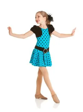 Dancer: dancer in fancy jazz pose Stock Photos