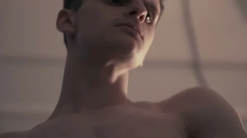 Dancer makes movements with his hands Stock Footage 77379218