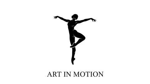 Dancer in motion Stock Illustration
