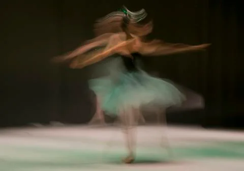 Dancer in motion Stock Photos