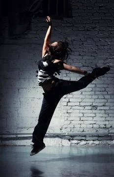 The dancer in motion Stock Photos