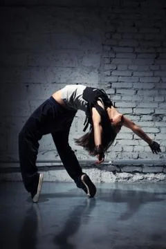 The dancer in motion Fotos de archivo