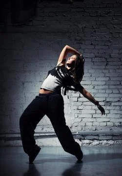 The dancer in motion Stock Photos