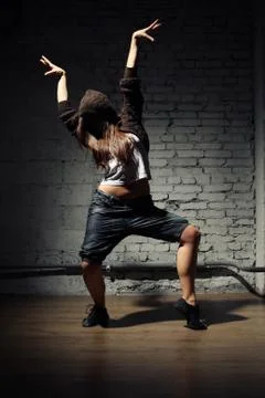 The dancer in motion Foto stock