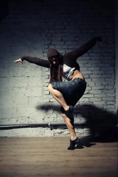 The dancer in motion Stock Photos