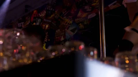 Dancer in a nightclub Stock Footage 67448411