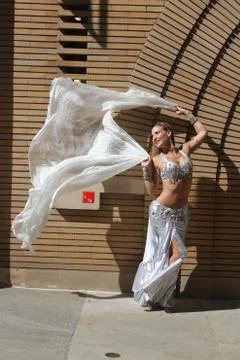 Dancer outdoors Stock Photos