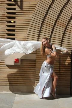 Dancer outdoors Stock Photos