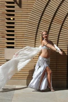 Dancer outdoors Stock Photos