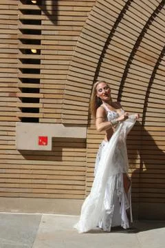 Dancer outdoors Stock Photos