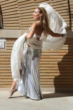 Dancer outdoors Stock Photos