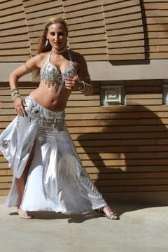 Dancer outdoors Stock Photos