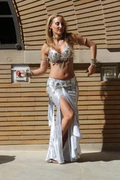 Dancer outdoors Stock Photos