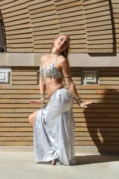 Dancer outdoors Stock Photos