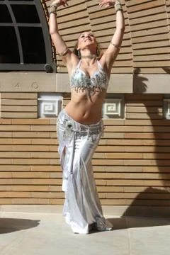 Dancer outdoors Stock Photos