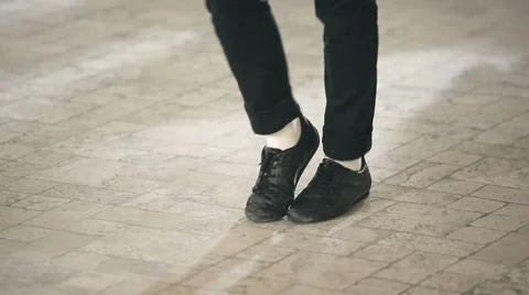 The dancer parodies Michael Jackson Stock Footage 46178613