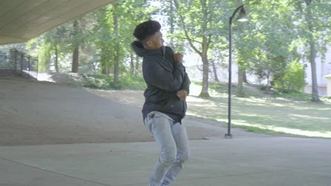 Dancer Popping and Locking Stock Footage 208722521
