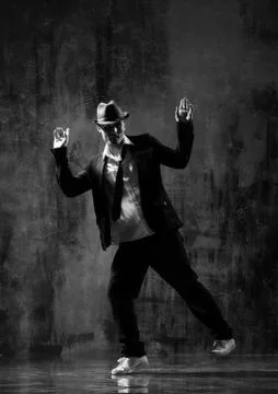 Dancer posing in studio in classic costume style Stock-Fotos