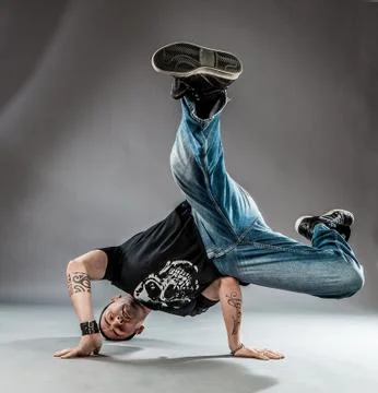 Dancer - power freeze Stock Photos