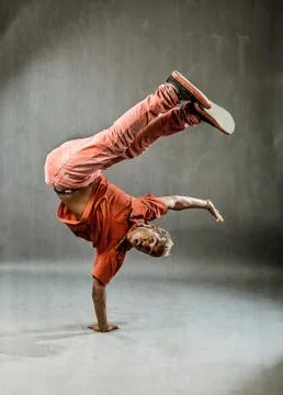 Dancer - power freeze Stock Photos