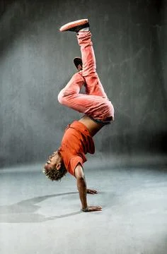 Dancer - power freeze Stock Photos