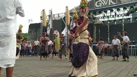 Dancers gracefully conclude their performance-0216 (2)(30) Stock Footage 302236409