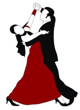 Dancers Stock Illustration