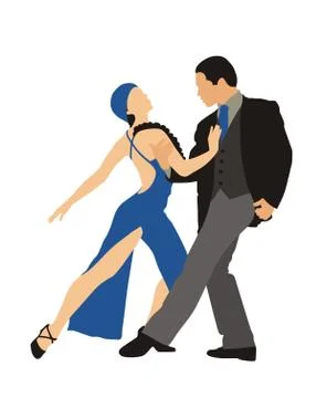 Dancers Stock Illustration