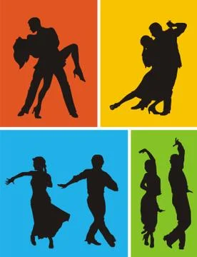 Dancers Stock Illustration