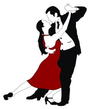 Dancers Stock Illustration