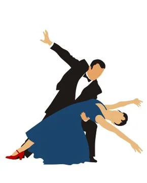 Dancers Stock Illustration