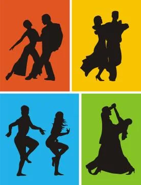 Dancers Stock Illustration