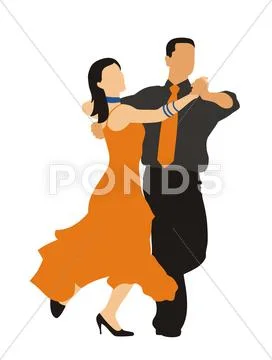 Dancers Стоковая иллюстрация