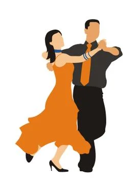 Dancers Illustrazione stock