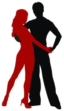 Dancers Stock Illustration