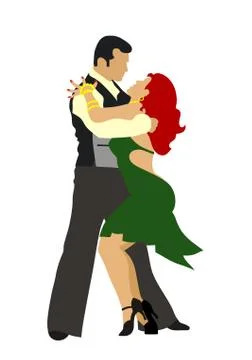 Dancers Stock Illustration