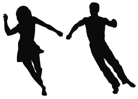 Dancers Stock Illustration
