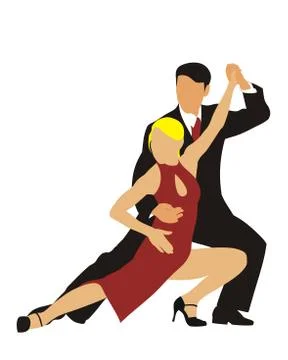 Dancers Stock Illustration