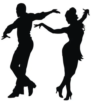 Dancers Stock Illustration