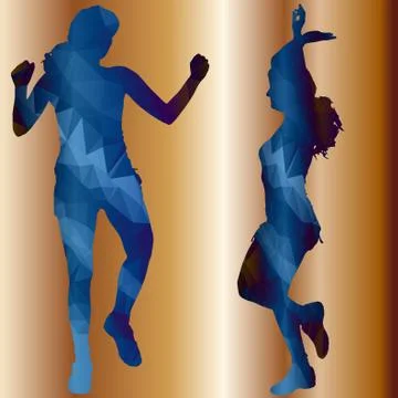 Dancers Stock Illustration