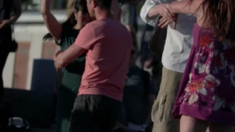 DANCERS IN MALMÖ Stock Footage 154853821